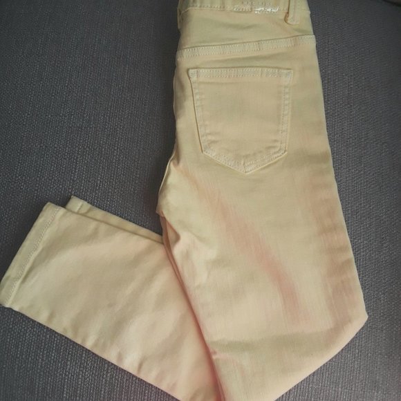 MANGO MNG girls skinny jeans Size5-6 yellow. - Picture 2 of 8